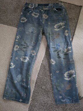 Floral Jeans